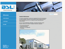 Tablet Screenshot of bsl-metallverarbeitung.de